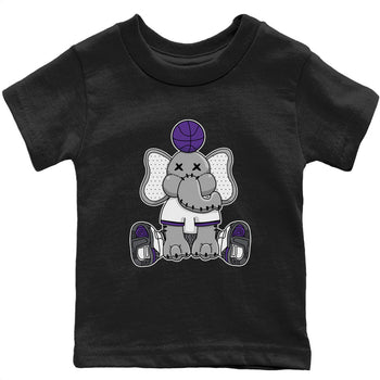 Jordan 3 Dark Iris Sneaker Match Tees Elephant Doll Sneaker Tees Jordan 3 Dark Iris Sneaker Release Tees Kids Shirts