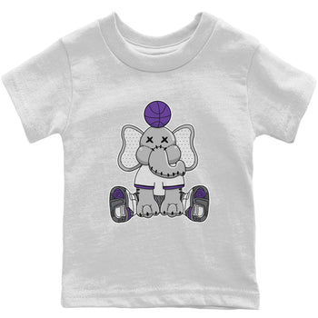 Jordan 3 Dark Iris Sneaker Match Tees Elephant Doll Sneaker Tees Jordan 3 Dark Iris Sneaker Release Tees Kids Shirts