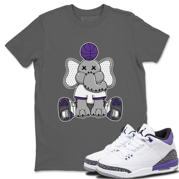 Jordan 3 Dark Iris Sneaker Match Tees Elephant Doll Sneaker Tees Jordan 3 Dark Iris Sneaker Release Tees Unisex Shirts