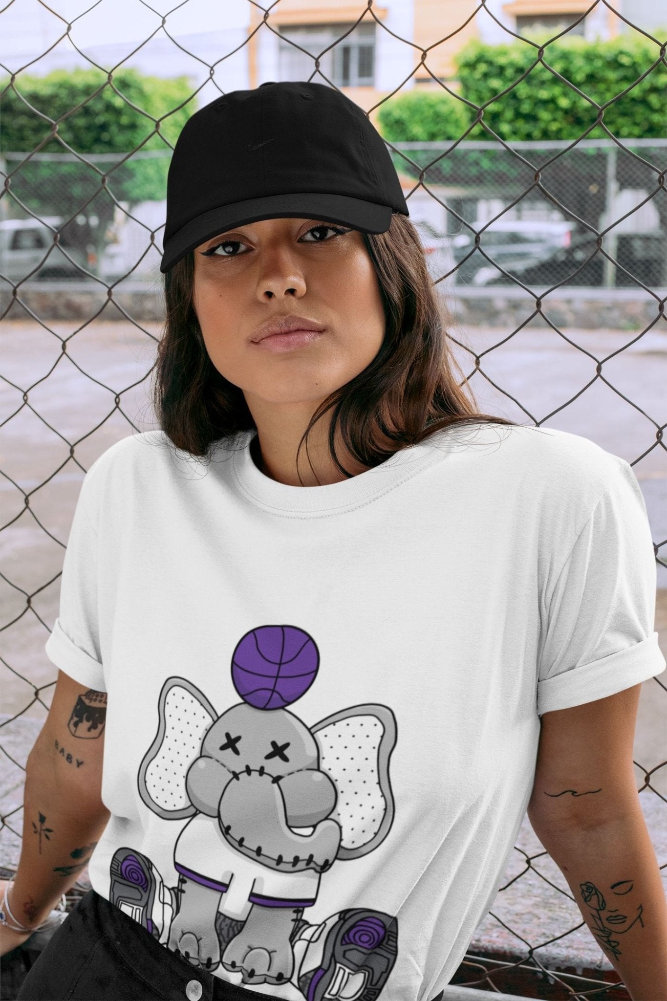 Jordan 3 Dark Iris Sneaker Match Tees Elephant Doll Sneaker Tees Jordan 3 Dark Iris Sneaker Release Tees Unisex Shirts