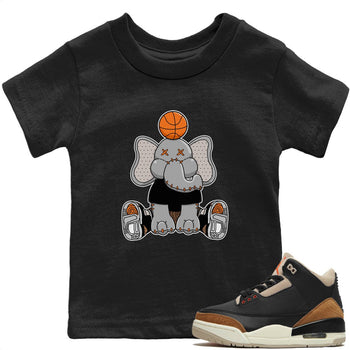 Jordan 3 Desert Elephant Sneaker Match Tees Elephant Doll Sneaker Tees Jordan 3 Desert Elephant Sneaker Release Tees Kids Shirts