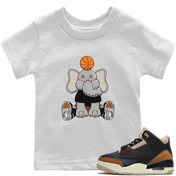 Jordan 3 Desert Elephant Sneaker Match Tees Elephant Doll Sneaker Tees Jordan 3 Desert Elephant Sneaker Release Tees Kids Shirts