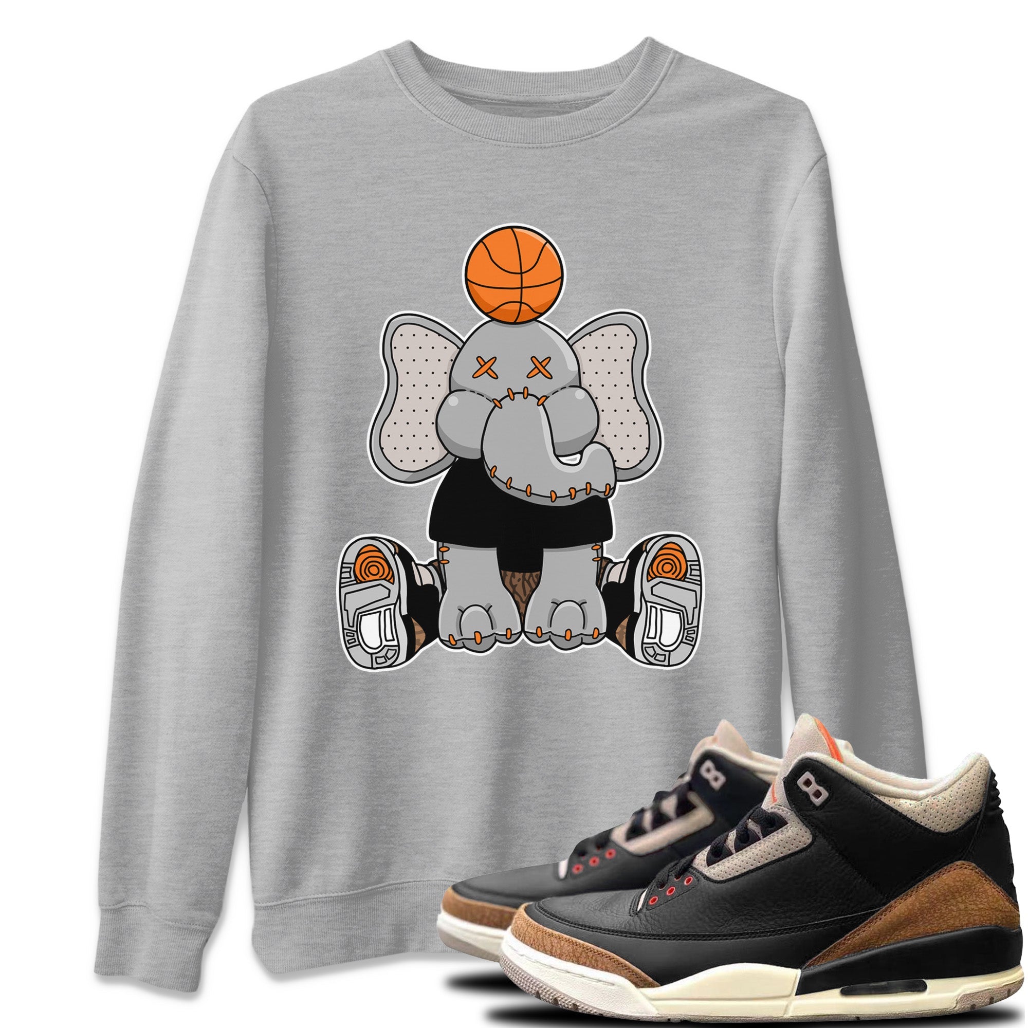 Jordan 3 Desert Elephant Sneaker Match Tees Elephant Doll Sneaker Tees Jordan 3 Desert Elephant Sneaker Release Tees Unisex Shirts