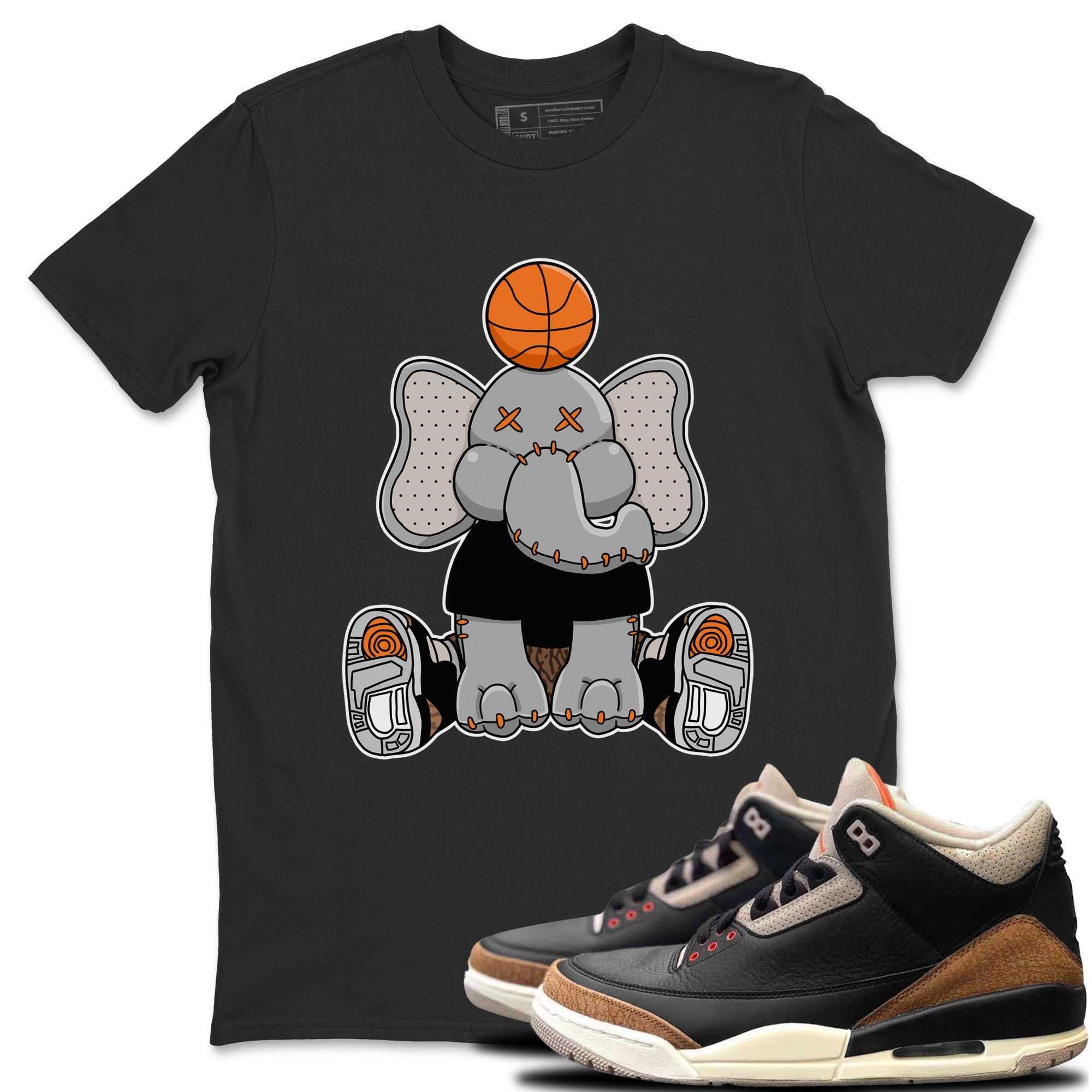 Jordan 3 Desert Elephant Sneaker Match Tees Elephant Doll Sneaker Tees Jordan 3 Desert Elephant Sneaker Release Tees Unisex Shirts