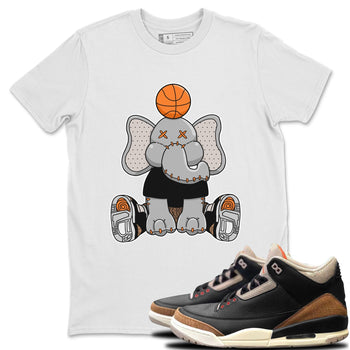 Jordan 3 Desert Elephant Sneaker Match Tees Elephant Doll Sneaker Tees Jordan 3 Desert Elephant Sneaker Release Tees Unisex Shirts