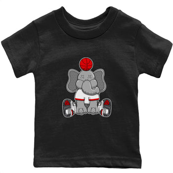 Jordan 3 Fire Red Sneaker Match Tees Elephant Doll Sneaker Tees Jordan 3 Fire Red Sneaker Release Tees Kids Shirts