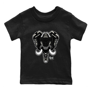 Air Jordan 3 Off Noir shirt to match jordans Elephant Symbol sneaker tees Air Jordan 3 Retro Off Noir SNRT Sneaker Tees Baby Toddler Black 2 T-Shirt