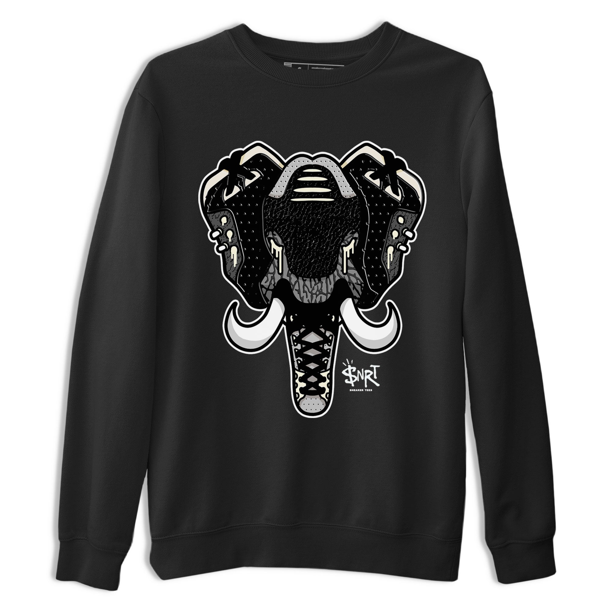 Air Jordan 3 Off Noir shirt to match jordans Elephant Symbol sneaker tees Air Jordan 3 Retro Off Noir SNRT Sneaker Tees Unisex Black 2 T-Shirt