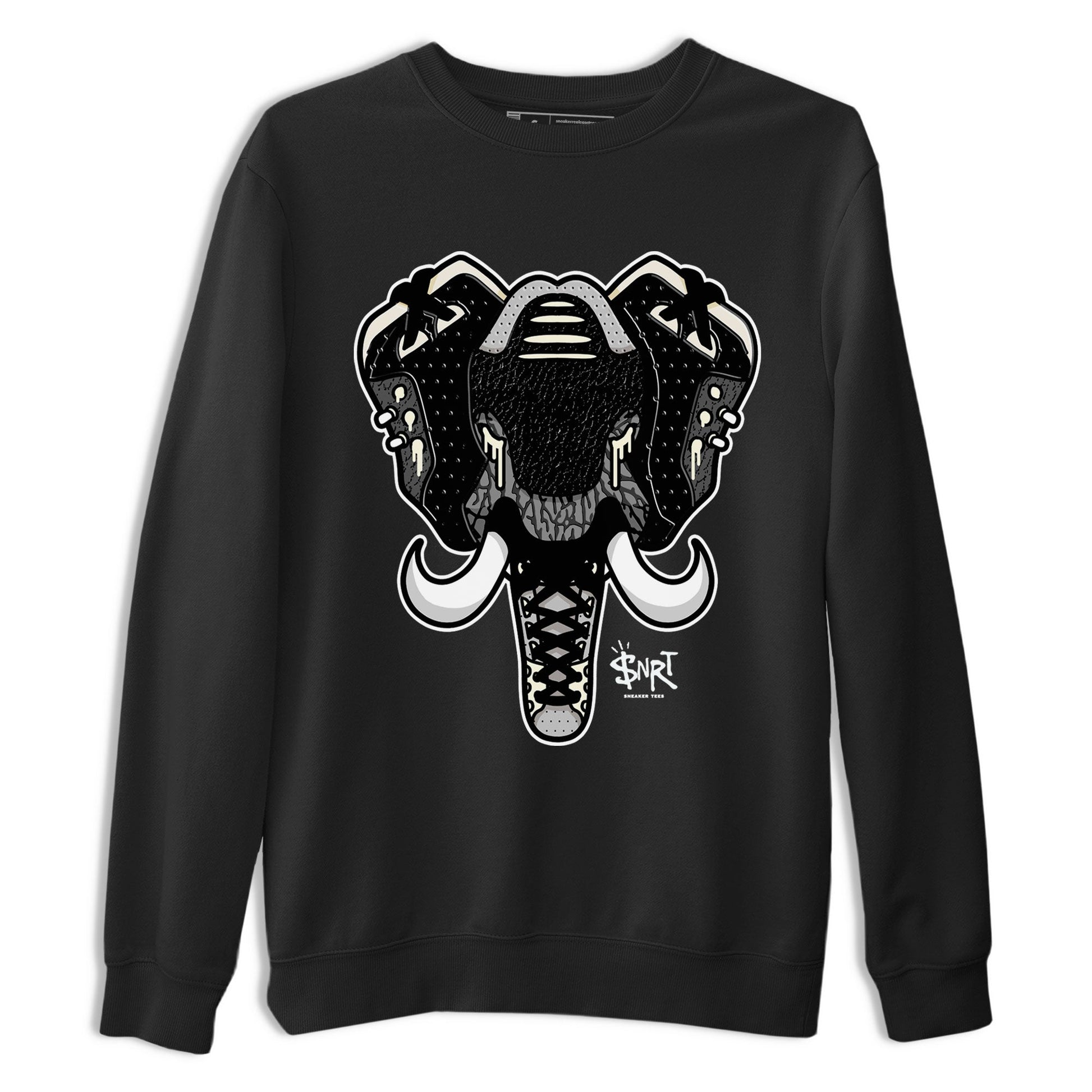 Air Jordan 3 Off Noir shirt to match jordans Elephant Symbol sneaker tees Air Jordan 3 Retro Off Noir SNRT Sneaker Tees Unisex Black 2 T-Shirt