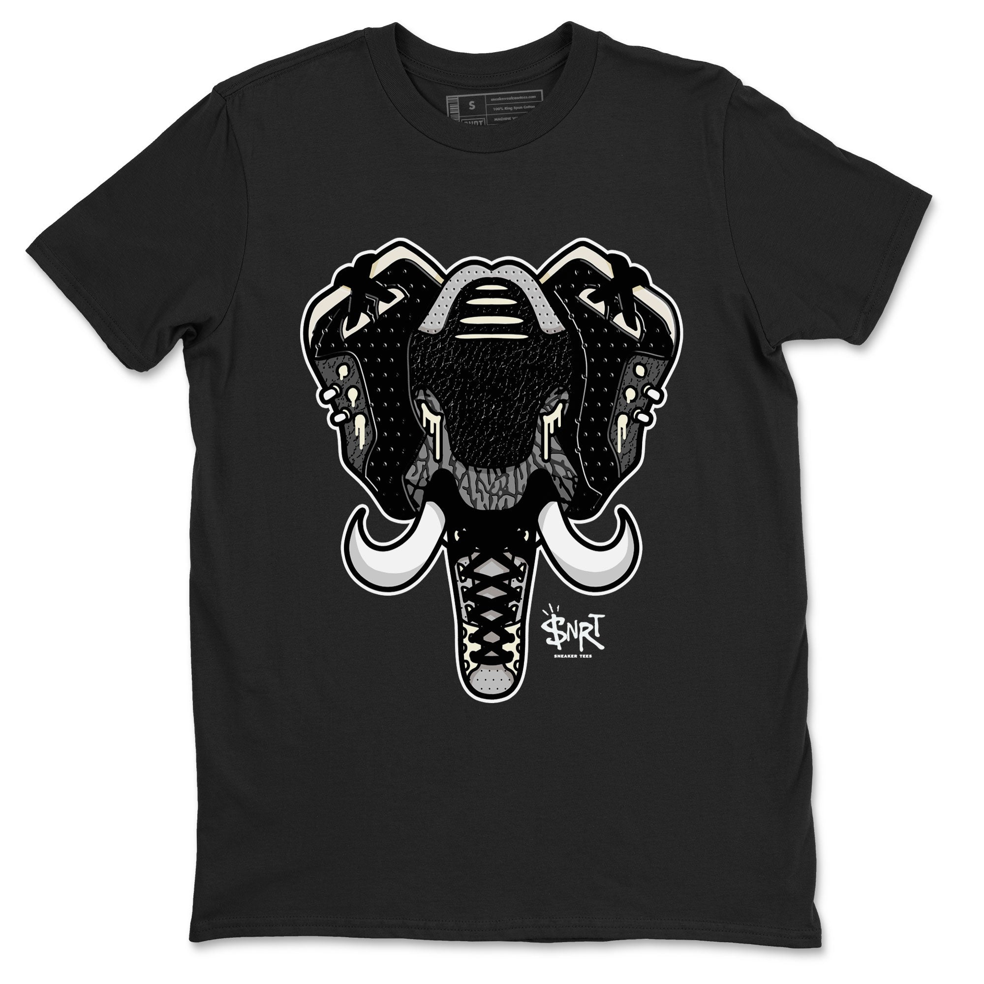 Air Jordan 3 Off Noir shirt to match jordans Elephant Symbol sneaker tees Air Jordan 3 Retro Off Noir SNRT Sneaker Tees Unisex Black 2 T-Shirt