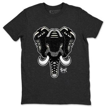 Air Jordan 3 Off Noir shirt to match jordans Elephant Symbol sneaker tees Air Jordan 3 Retro Off Noir SNRT Sneaker Tees Unisex Charcoal Heather 2 T-Shirt