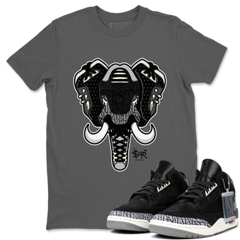 Air Jordan 3 Off Noir shirt to match jordans Elephant Symbol sneaker tees Air Jordan 3 Retro Off Noir SNRT Sneaker Tees Unisex Cool Grey 1 T-Shirt