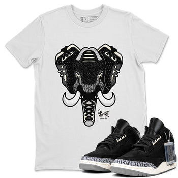Air Jordan 3 Off Noir shirt to match jordans Elephant Symbol sneaker tees Air Jordan 3 Retro Off Noir SNRT Sneaker Tees Unisex White 1 T-Shirt