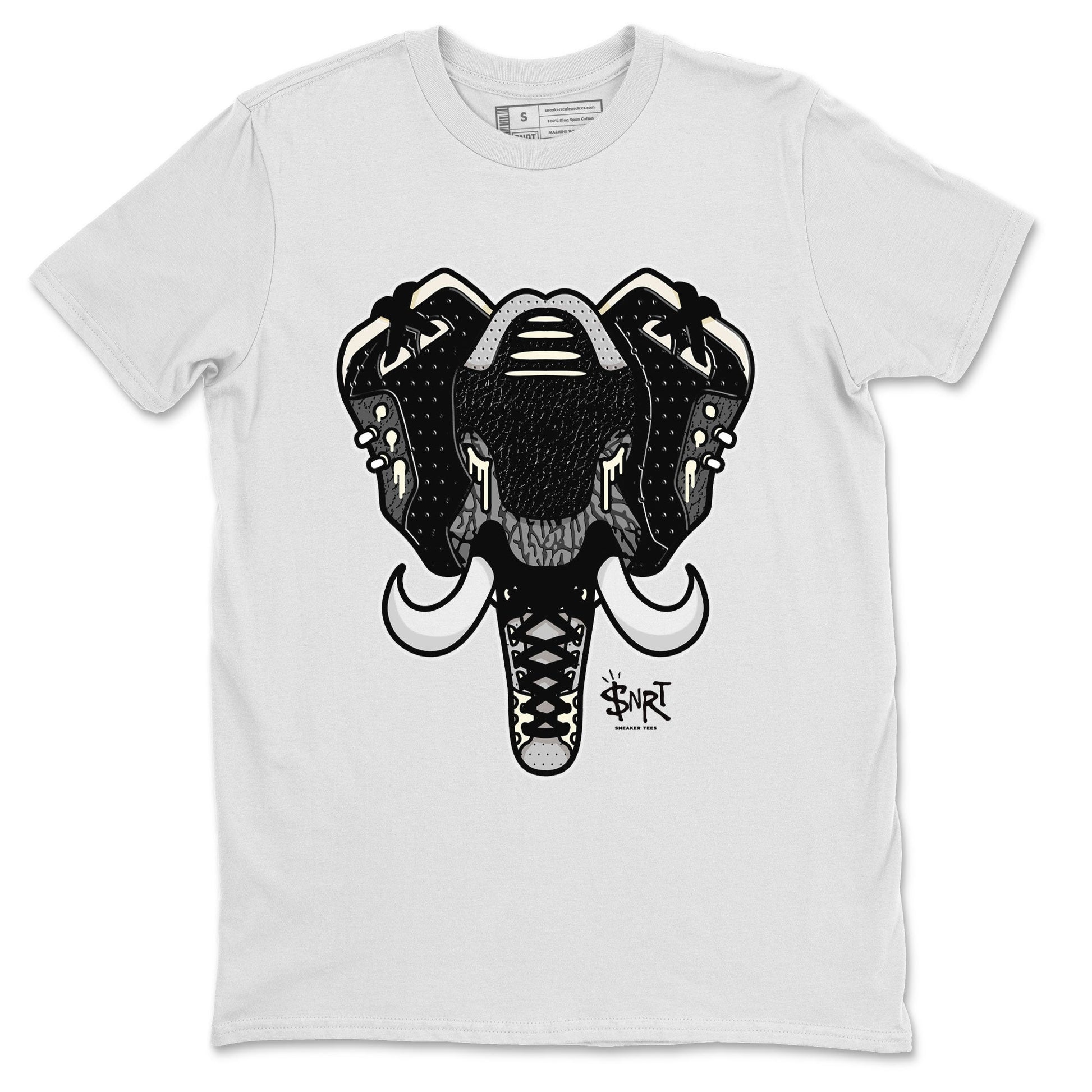 Air Jordan 3 Off Noir shirt to match jordans Elephant Symbol sneaker tees Air Jordan 3 Retro Off Noir SNRT Sneaker Tees Unisex White 2 T-Shirt
