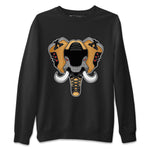 Jordan 3 Black Gold Sneaker Match Tees Elephant Symbol Sneaker Tees Jordan 3 Black Gold Sneaker Release Tees Unisex Shirts