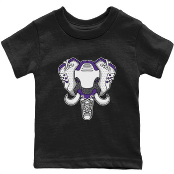 Jordan 3 Dark Iris Sneaker Match Tees Elephant Symbol Sneaker Tees Jordan 3 Dark Iris Sneaker Release Tees Kids Shirts