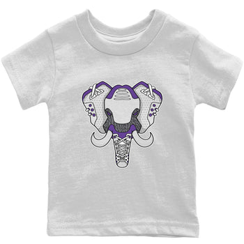 Jordan 3 Dark Iris Sneaker Match Tees Elephant Symbol Sneaker Tees Jordan 3 Dark Iris Sneaker Release Tees Kids Shirts