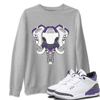 Jordan 3 Dark Iris Sneaker Match Tees Elephant Symbol Sneaker Tees Jordan 3 Dark Iris Sneaker Release Tees Unisex Shirts