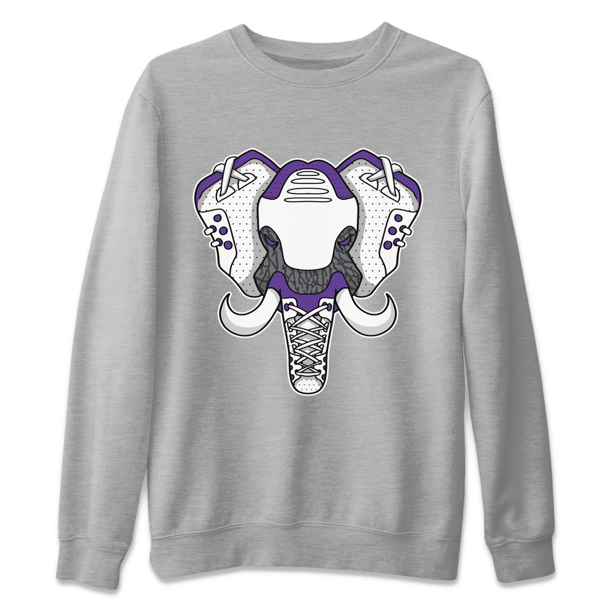 Jordan 3 Dark Iris Sneaker Match Tees Elephant Symbol Sneaker Tees Jordan 3 Dark Iris Sneaker Release Tees Unisex Shirts