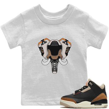 Jordan 3 Desert Elephant Sneaker Match Tees Elephant Symbol Sneaker Tees Jordan 3 Desert Elephant Sneaker Release Tees Kids Shirts