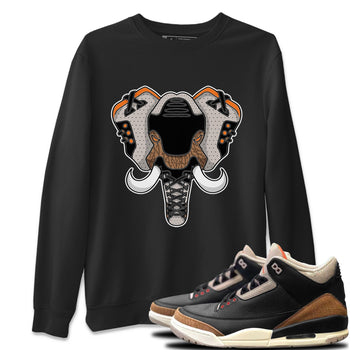 Jordan 3 Desert Elephant Sneaker Match Tees Elephant Symbol Sneaker Tees Jordan 3 Desert Elephant Sneaker Release Tees Unisex Shirts