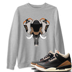 Jordan 3 Desert Elephant Sneaker Match Tees Elephant Symbol Sneaker Tees Jordan 3 Desert Elephant Sneaker Release Tees Unisex Shirts