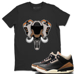Jordan 3 Desert Elephant Sneaker Match Tees Elephant Symbol Sneaker Tees Jordan 3 Desert Elephant Sneaker Release Tees Unisex Shirts
