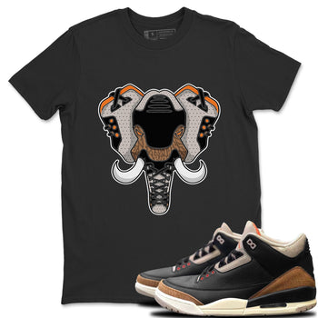 Jordan 3 Desert Elephant Sneaker Match Tees Elephant Symbol Sneaker Tees Jordan 3 Desert Elephant Sneaker Release Tees Unisex Shirts