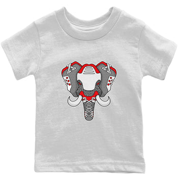 Jordan 3 Fire Red Sneaker Match Tees Elephant Symbol Sneaker Tees Jordan 3 Fire Red Sneaker Release Tees Kids Shirts