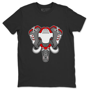 Jordan 3 Fire Red Sneaker Match Tees Elephant Symbol Sneaker Tees Jordan 3 Fire Red Sneaker Release Tees Unisex Shirts