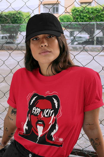 Jordan 1 Bred Patent Sneaker Match Tees Explicit Sneaker Tees Jordan 1 Bred Patent Sneaker Release Tees Unisex Shirts
