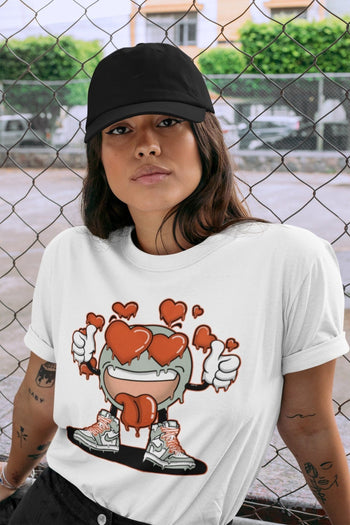 Jordan 1 Seafoam Sneaker Match Tees Fallin' Love Emoji Sneaker Tees Jordan 1 Seafoam Sneaker Release Tees Unisex Shirts
