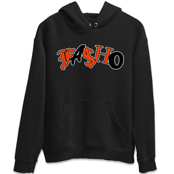 Air Jordan 12 Brilliant Orange Sneaker Match Tees Fasho Sneaker Tees AJ12 Brilliant Orange Sneaker Release Tees Unisex Shirts Black 2