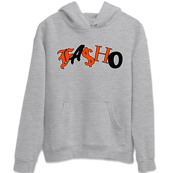 Air Jordan 12 Brilliant Orange Sneaker Match Tees Fasho Sneaker Tees AJ12 Brilliant Orange Sneaker Release Tees Unisex Shirts Heather Grey 2