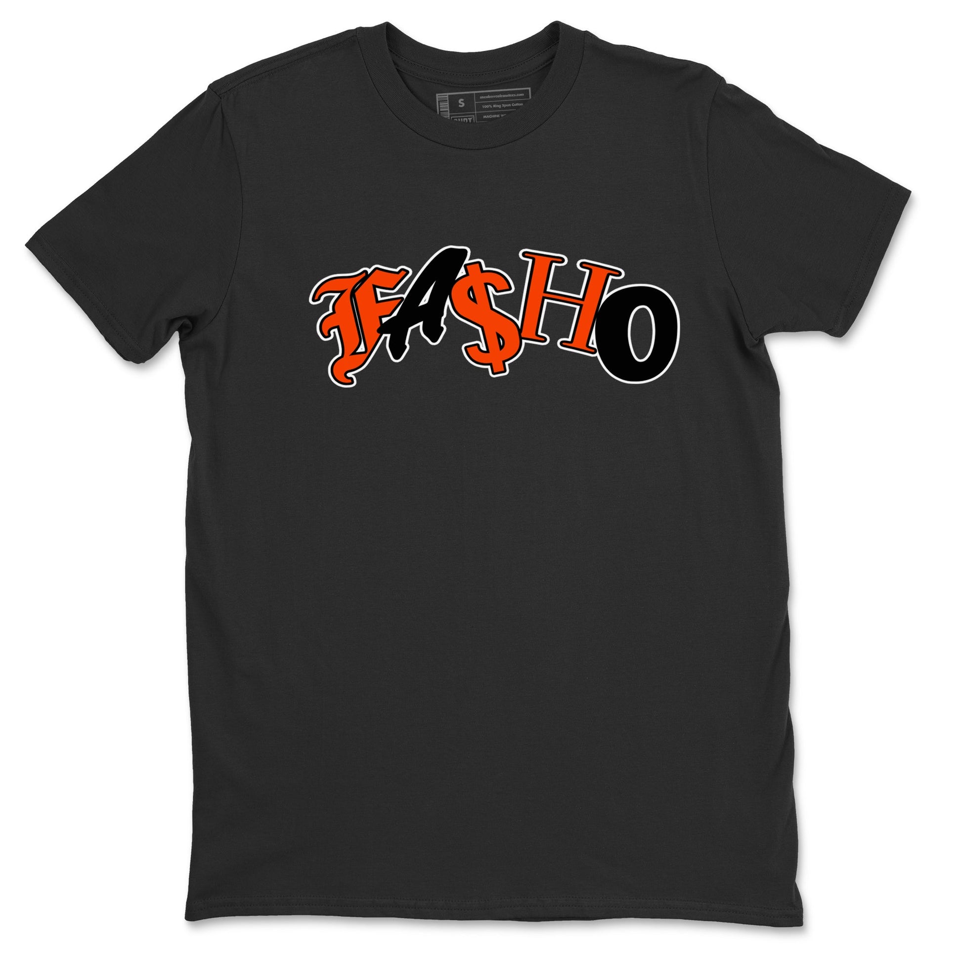 Air Jordan 12 Brilliant Orange Sneaker Match Tees Fasho Sneaker Tees AJ12 Brilliant Orange Sneaker Release Tees Unisex Shirts Black 2