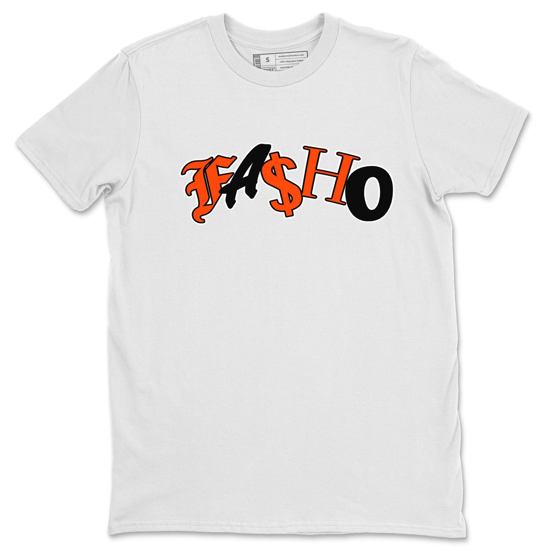 Air Jordan 12 Brilliant Orange Sneaker Match Tees Fasho Sneaker Tees AJ12 Brilliant Orange Sneaker Release Tees Unisex Shirts White 2