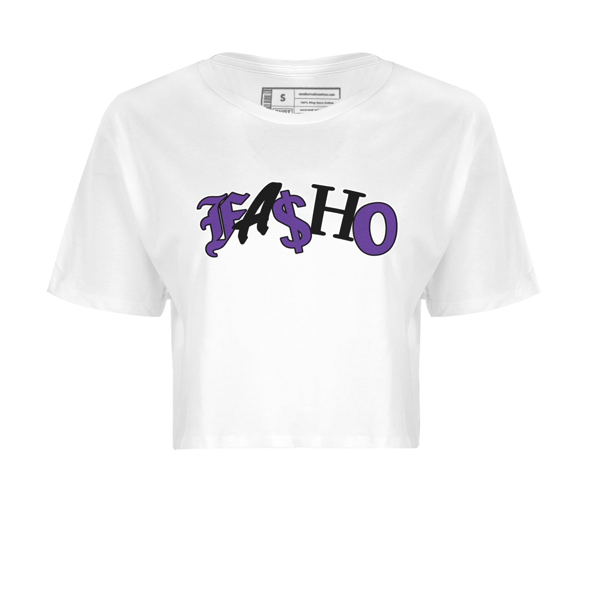 Air Jordan 12 Field Purple Sneaker Match Tees Fasho Sneaker Tees AJJordan 12 Lakers Sneaker Release Tees Women's Shirts White 2