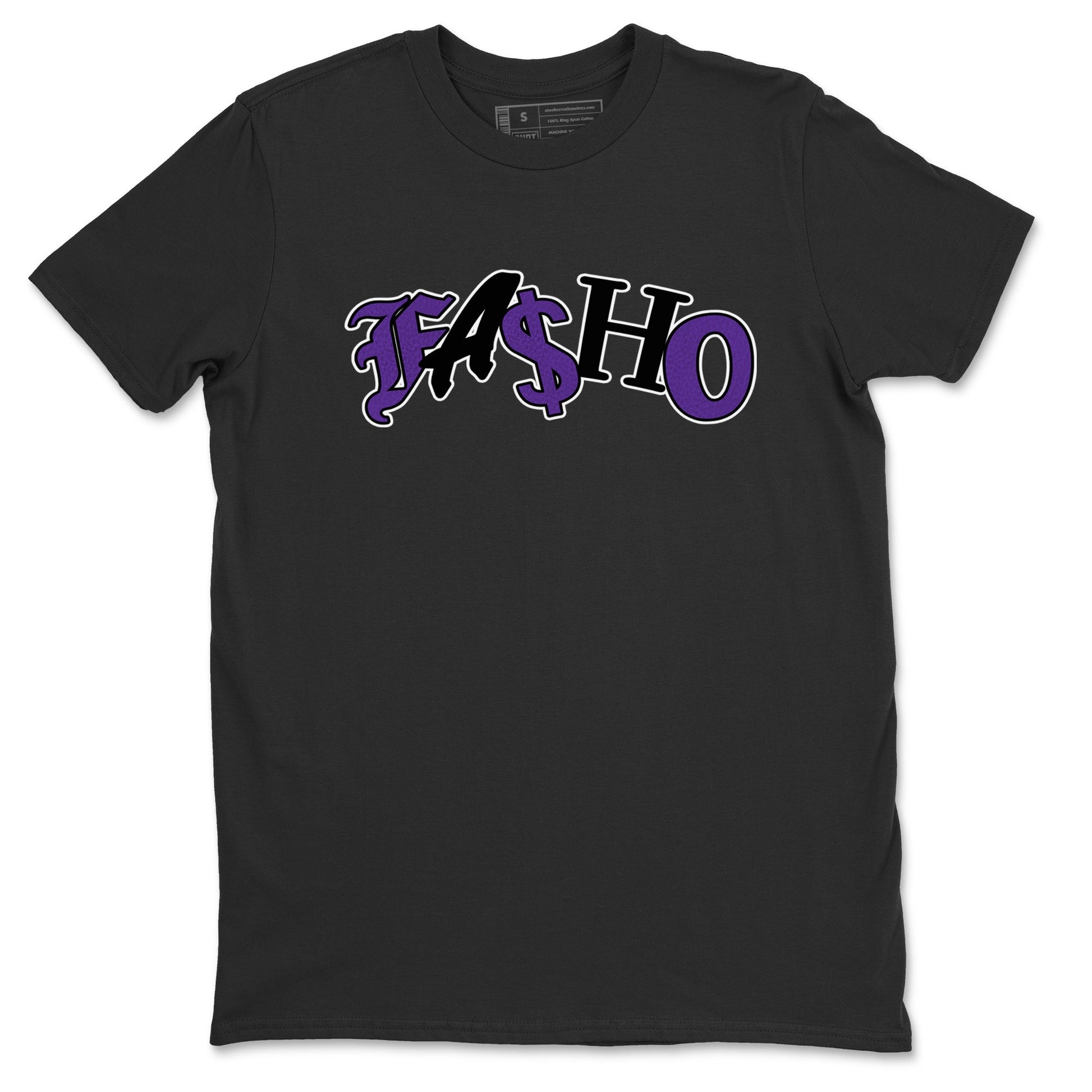 Air Jordan 12 Field Purple Sneaker Match Tees Fasho Sneaker Tees AJJordan 12 Lakers Sneaker Release Tees Unisex Shirts Black 2