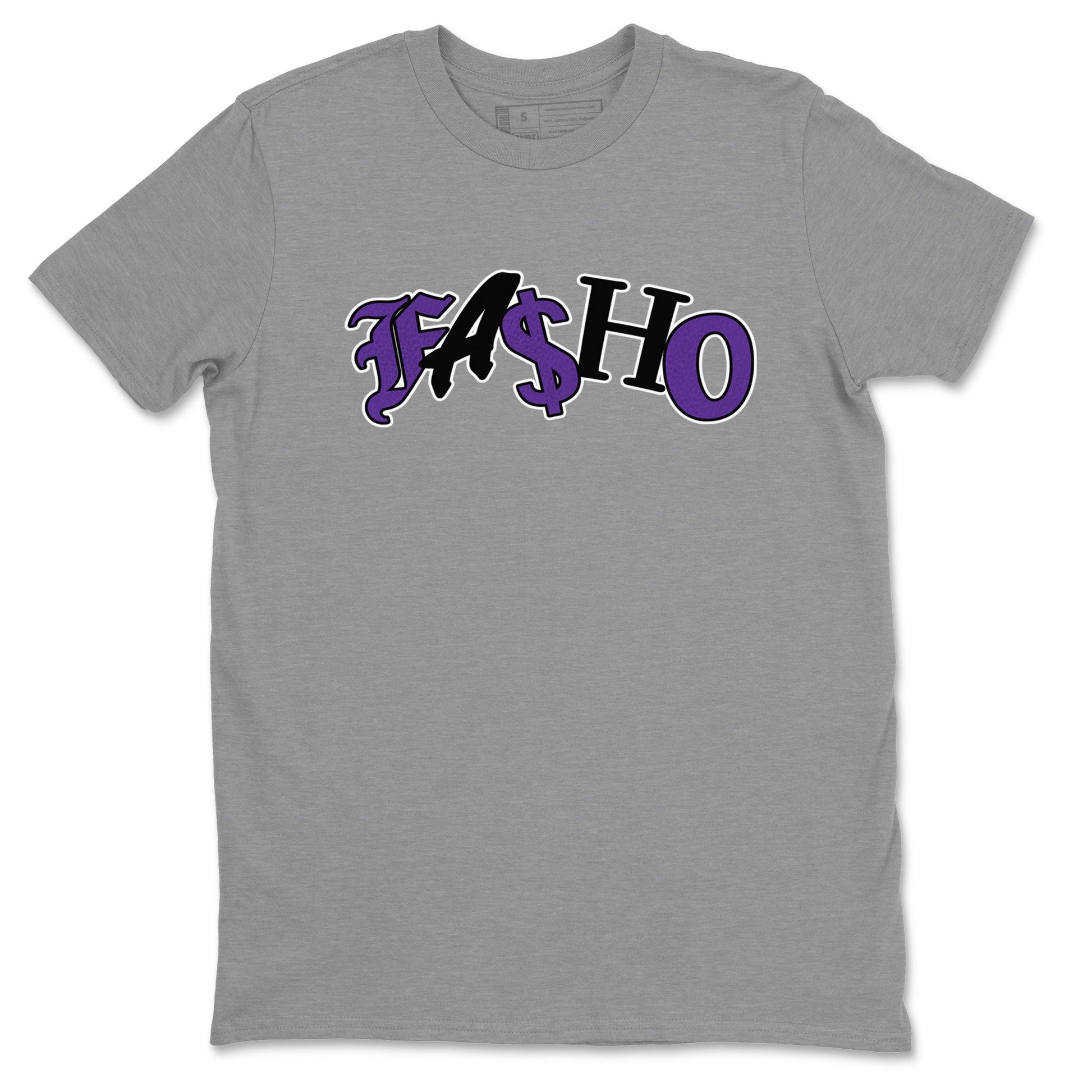 Air Jordan 12 Field Purple Sneaker Match Tees Fasho Sneaker Tees AJJordan 12 Lakers Sneaker Release Tees Unisex Shirts Heather Grey 2