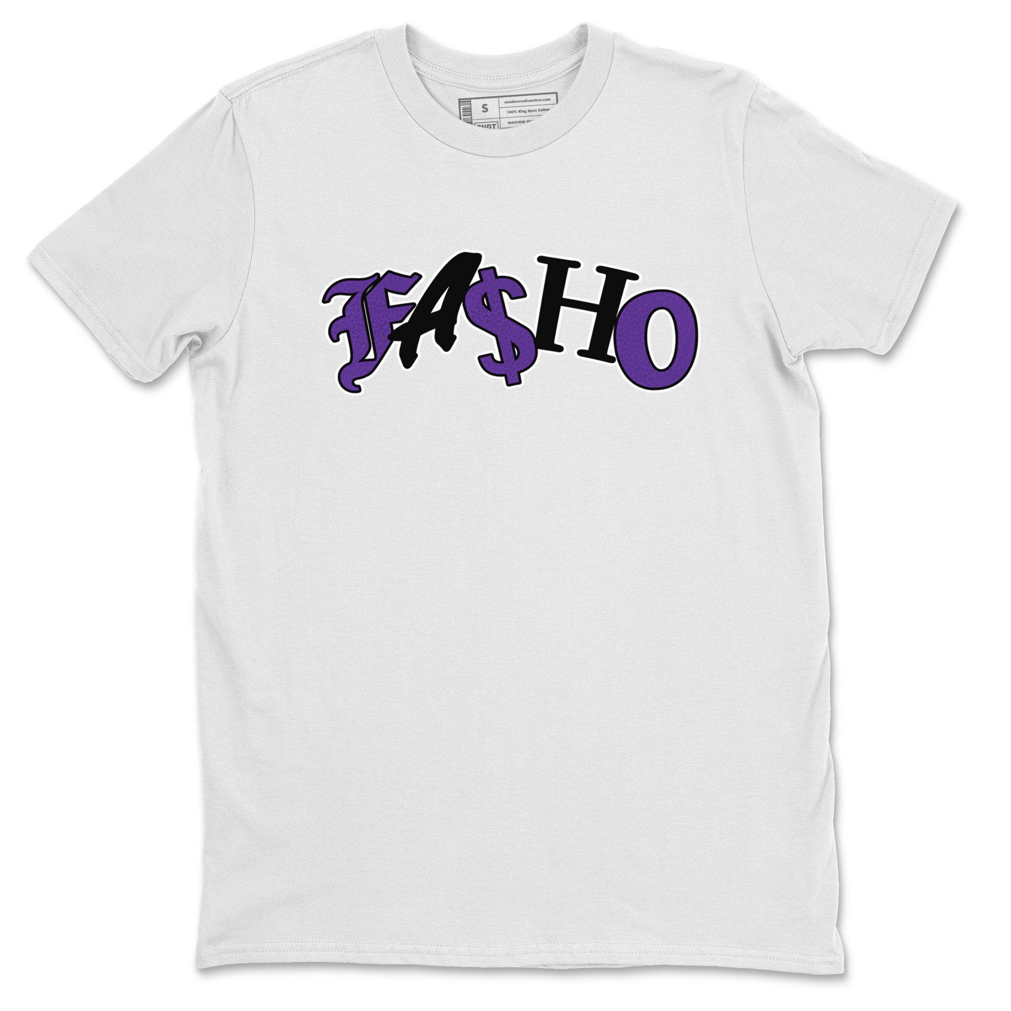 Air Jordan 12 Field Purple Sneaker Match Tees Fasho Sneaker Tees AJJordan 12 Lakers Sneaker Release Tees Unisex Shirts White 2