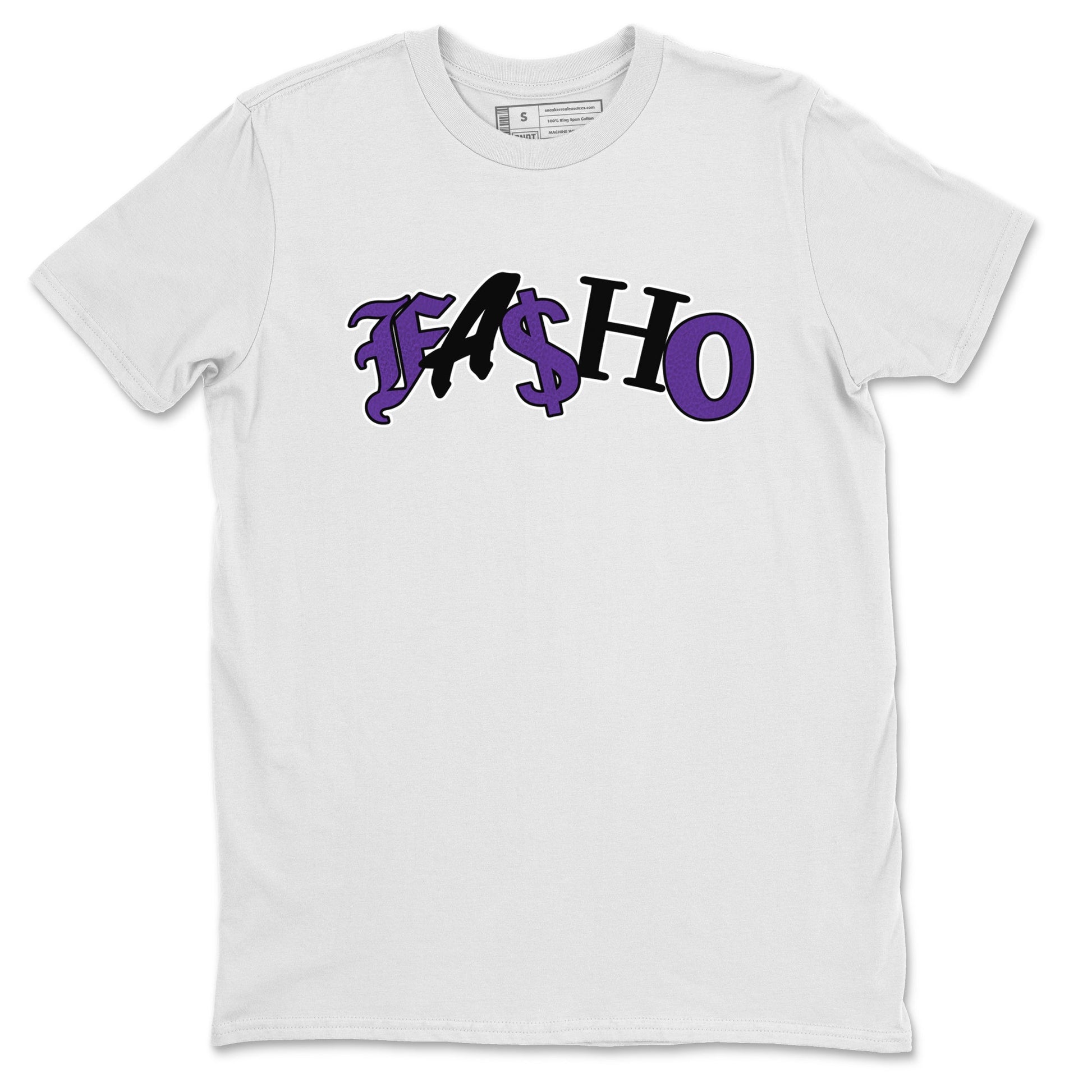 Air Jordan 12 Field Purple Sneaker Match Tees Fasho Sneaker Tees AJJordan 12 Lakers Sneaker Release Tees Unisex Shirts White 2
