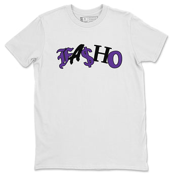 Air Jordan 12 Field Purple Sneaker Match Tees Fasho Sneaker Tees AJJordan 12 Lakers Sneaker Release Tees Unisex Shirts White 2