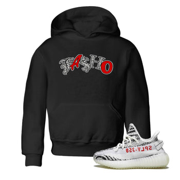 Yeezy 350 Zebra Sneaker Match Tees Fasho Sneaker Tees Yeezy Boost 350 V2 Zebra Sneaker Release Tees Kids Shirts Black 1