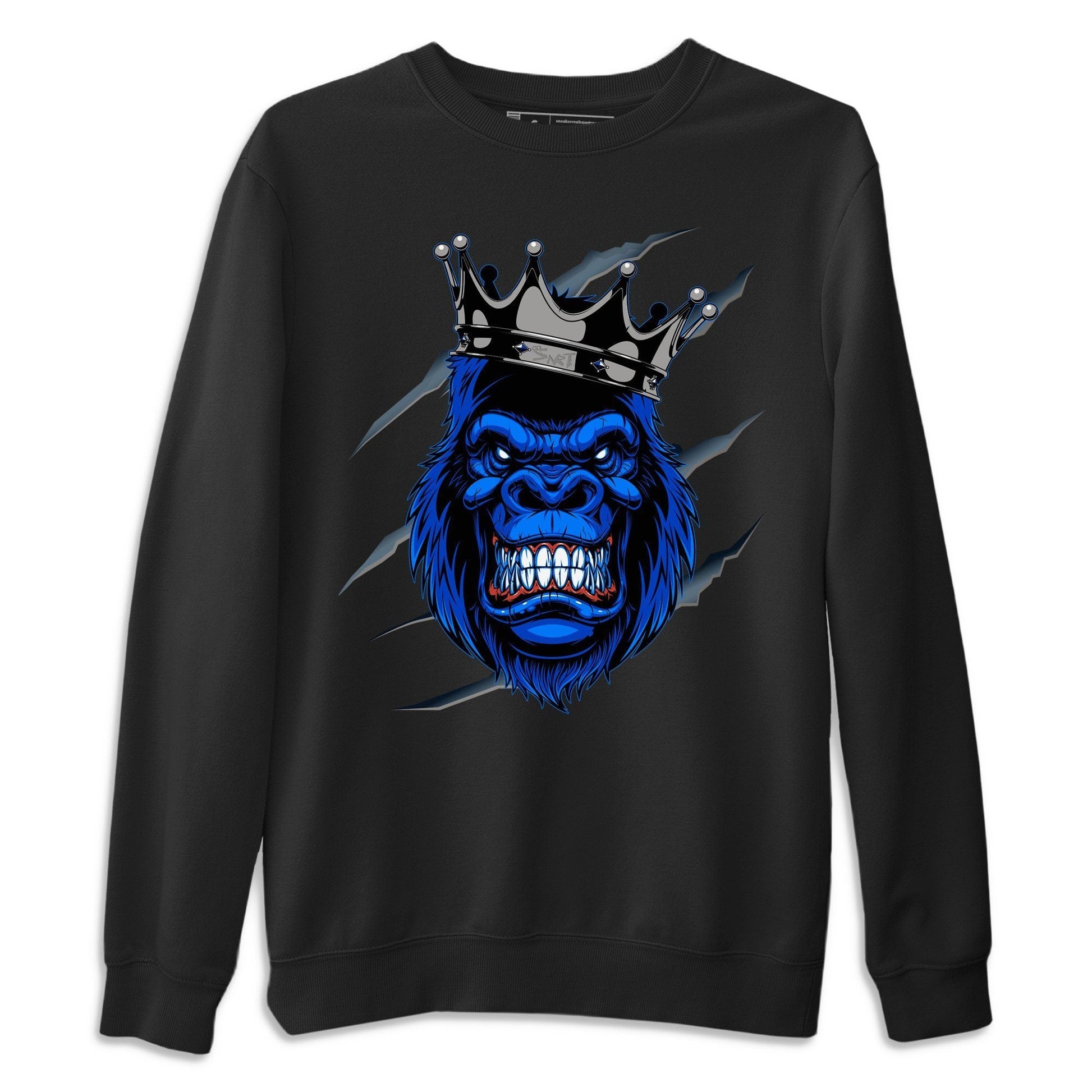 Jordan 1 Royal Black Sneaker Match Tees Ferocious Gorilla Sneaker Tees Jordan 1 Royal Black Sneaker Release Tees Unisex Shirts