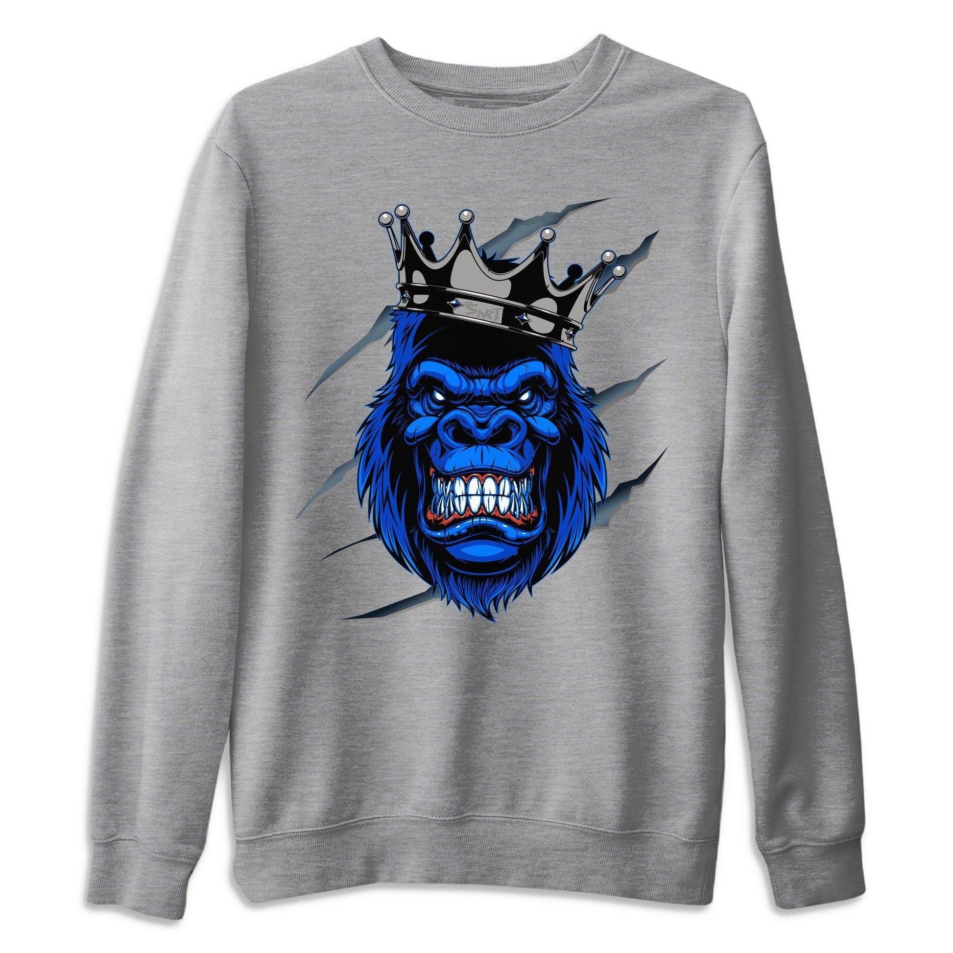 Jordan 1 Royal Black Sneaker Match Tees Ferocious Gorilla Sneaker Tees Jordan 1 Royal Black Sneaker Release Tees Unisex Shirts