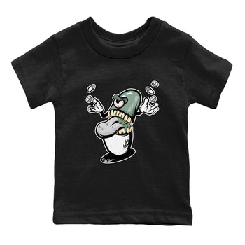Dunk Mica Green Sneaker Match Tees Pill Monster Sneaker Tees Dunk Low Mica Green Sneaker Release Tees Kids Shirts Black 2