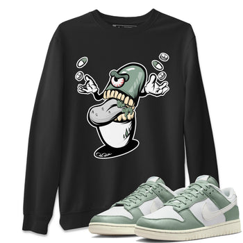 Dunk Mica Green Sneaker Match Tees Pill Monster Sneaker Tees Dunk Low Mica Green Sneaker Release Tees Unisex Shirts Black 1
