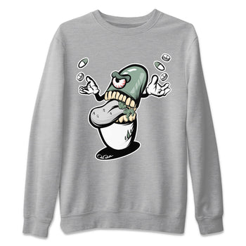 Dunk Mica Green Sneaker Match Tees Pill Monster Sneaker Tees Dunk Low Mica Green Sneaker Release Tees Unisex Shirts Heather Grey 2
