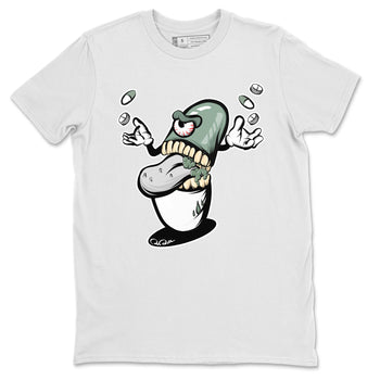 Dunk Mica Green Sneaker Match Tees Pill Monster Sneaker Tees Dunk Low Mica Green Sneaker Release Tees Unisex Shirts White 2