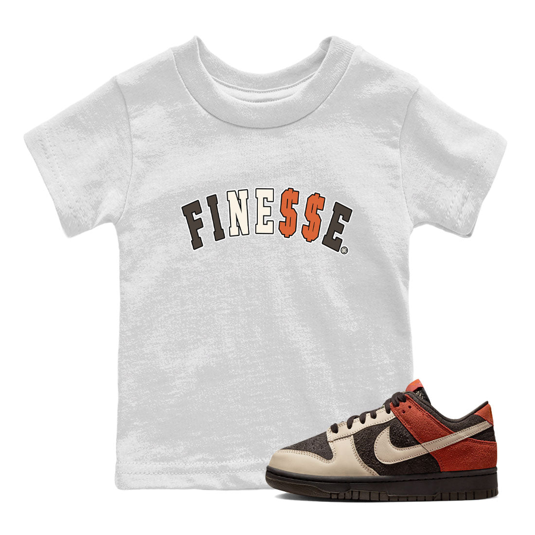 Dunk Red Panda shirt to match jordans Finesse sneaker tees Dunk Low Red Panda SNRT Sneaker Tees Baby Toddler White 1 T-Shirt